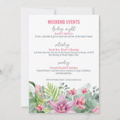 Invitation Week-end de filles de plage Enterrement de vie de (Dos)