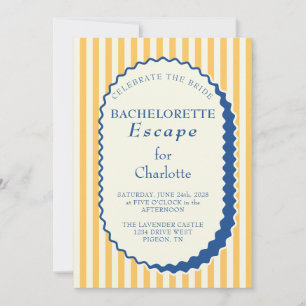 Invitation Week-end de jeune fille