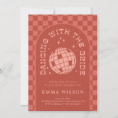 Invitation Week-end de la dernière disco de la mariée (Devant)