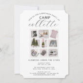 Invitation Week-end de la Fête du Glamping (Devant)