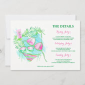 Invitation Week-end de très bon goût de partie de (Dos)