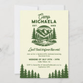 Invitation Week-end d'évasion dernier sentier Camp Bacheloret (Devant)