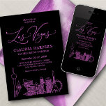 Invitation Week-end du Las Vegas Strip Bachelorette Party<br><div class="desc">Roulez les dés sur l'amour avec ce design de faire-part de mariage Las Vegas. L'élégante oeuvre d'art et la typographie luxueuse confèrent à ce design une ambiance riche et glamour. Parfait pour votre mariage de destination Las Vegas. Commandez vos invitations imprimées et les fournitures de fête ou téléchargez vos invitations...</div>