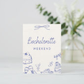 Invitation week-end enterrement de vie de jeune fi (Debout devant)