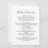 Invitation Week-end entre filles à Los Angeles pour l'enterre (Dos)