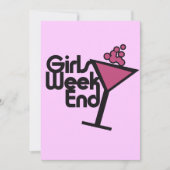 Invitation Week-end filles (Devant)