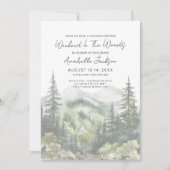 Invitation Week-End Filles Dans La Bois Bachelorette (Devant)