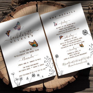 Invitation Week-end minimaliste entre filles
