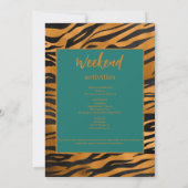 Invitation Week-end Moderne Abstrait Enterrement de Vie de Je (Dos)