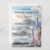 Invitation Week-end plage et vin Bachelorette (Devant)