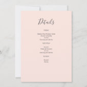 Invitation Week-end simple et moderne (Dos)