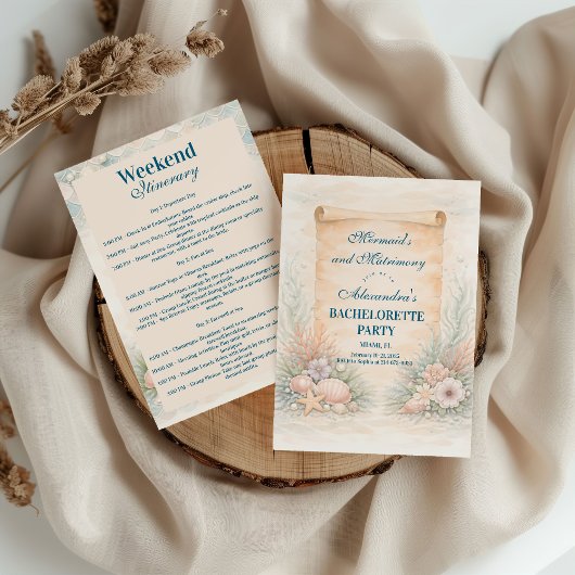 Invitation Week-end Sirène et Matrimoni