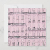 Invitation Weekend a Paris (Dos)