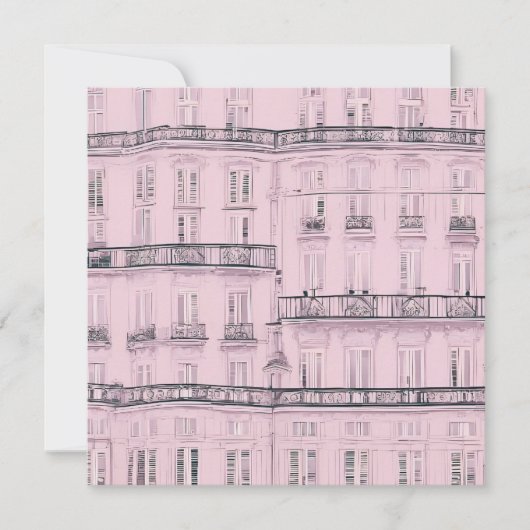 Invitation Weekend a Paris (Devant)