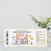Invitation Weekend Getaway Voucher (Debout devant)