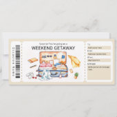 Invitation Weekend Getaway Voucher (Devant)