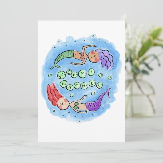 Invitation Weeki Wachee (Debout devant)