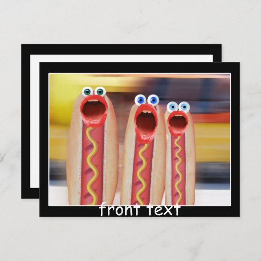 Invitation Weenie (Devant / Derrière)