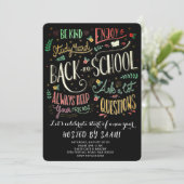 Invitation Welcome Back School Picnic (Debout devant)