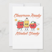 INVITATION WELCOME BACK TO SCHOOL CLASSROOM READY MINDSET (Dos)