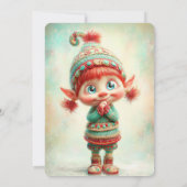 Invitation Welcome Elf Party | North Pole Arrival Celebration (Dos)