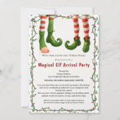 Invitation Welcome Elf Party | North Pole Arrival Celebration (Devant)