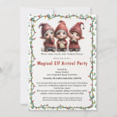 Invitation Welcome Elf Party | North Pole Arrival Celebration (Devant)