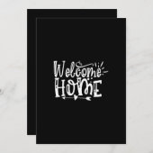 Invitation welcome home (Devant / Derrière)