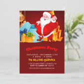 Invitation Welcome Santa Claus (Debout devant)