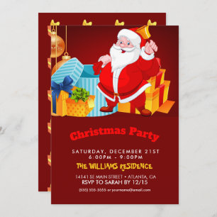 Invitation Welcome Santa Claus