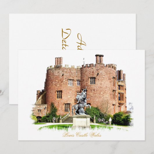 Invitation WELSH CASTRES (Devant / Derrière)