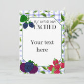 Invitation We're "Berry" Excited (Debout devant)