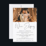 Invitation We're Eloping Invite Wedding Announcement<br><div class="desc">Celebrate the soon to be new Mr & Mrs with this lovely and elegant elopement announcement and invitation!</div>