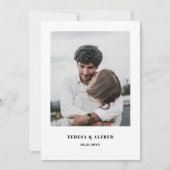 Invitation We're Eloping Simple Chic & Elegant Photo (Devant)