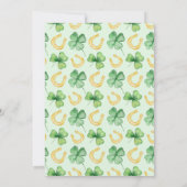 Invitation We're So Lucky Horseshoe St Patrick's Baby Shower (Dos)