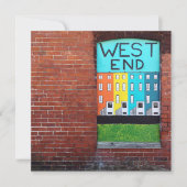 Invitation west end city wall art (Devant)