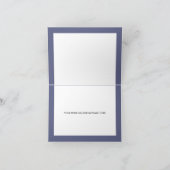 Invitation Western Blue Charra Quinceanera (Intérieur)