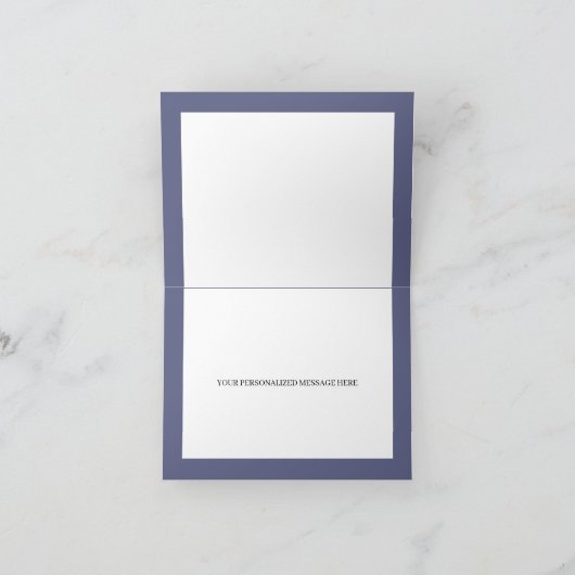 Invitation Western Blue Charra Quinceanera (Intérieur)