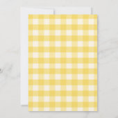 Invitation Western Boots et Bubby Sunflower Shower de Mariage (Dos)