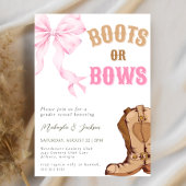Invitation Western Boots or Bows Genre Revey