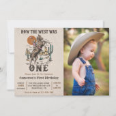 Invitation Western Comment l'Occident a été un 1er anniversai (Devant)