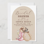 Invitation Western Country Bridal Shower (Devant)