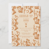 Invitation Western Country Cowboy Bottes Saddup Anniversaire (Devant)