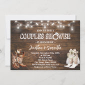 Invitation Western Couples Douche Pays Wedding shower (Devant)