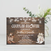 Invitation Western Couples Douche Pays Wedding shower (Debout devant)