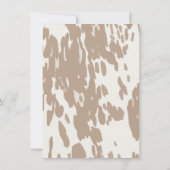 Invitation Western Cowboy Bucking Bronco Mariage (Dos)