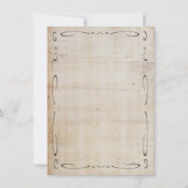 Invitation Western Cowboy Enregistrer la date (Dos)