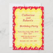 Invitation Western Cowboy Et Cowgirl Party (Dos)