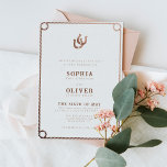 Invitation Western Cowboy Pays Mariage rustique<br><div class="desc">Western Cowboy Pays Faire-part de mariage rustique</div>