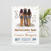 Invitation Western Cowgirl Bachelorette Fête de l'mariée (Debout devant)